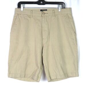 Polo Ralph Lauren 100% Cotton Twill Khaki Chino Shorts Men's 32‎